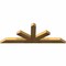 Ekena Millwork Saratoga Rough Sawn Timber Gable Bracket, Western Red Cedar, 84"W x 31"H x 4"D x 6"F, 9/12 Pitch GBW084X31X0406SAR00RWR - alternate 2